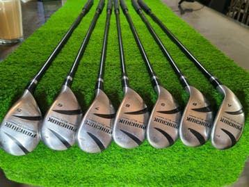 Pinhawk SLH one length hybrid golfset 5/pw/gw senior flex..., Sport en Fitness, Ophalen of Verzenden, Zo goed als nieuw, Club