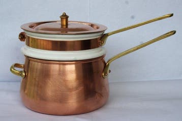 Paderno - Chocoladepot - Verguld messing