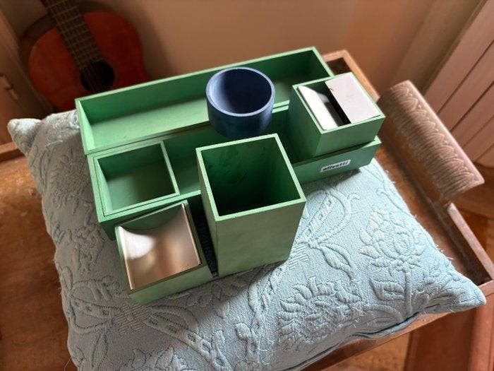 Olivetti - Bruno Munari - Bureauset - Plastic, Antiek en Kunst, Antiek | Meubels | Stoelen en Sofa's
