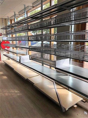 Tego Wandstelling, Winkelstelling, Stelling 125cm, 16 mtr