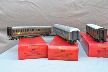 Rivarossi H0 - Wagon de train miniature (5) - Set de 5, Nieuw