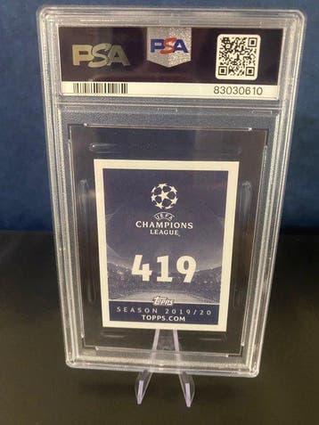 2019/20 Topps UCL Rookie Erling Haaland 419 Graded card -