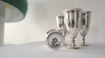 Georg Jensen - Harald Nielsen - Bekerglas (4) - 520 - Zilver