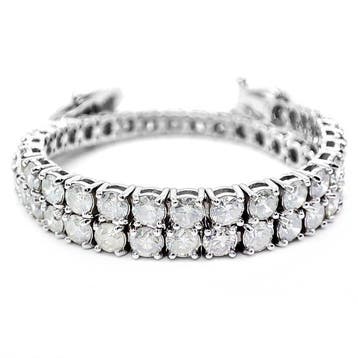 Armband - 14 karaat Witgoud - 5.44ct. tw. Diamant, Nieuw