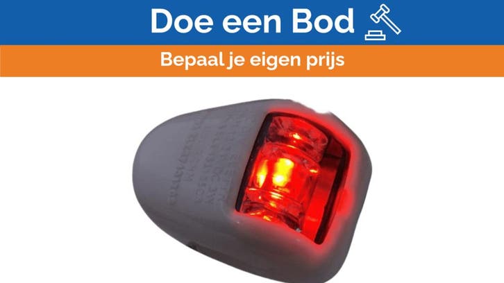 Bieden: Orionis LED red navigation light 112,5, Watersport en Boten, Bootonderdelen, Ophalen of Verzenden