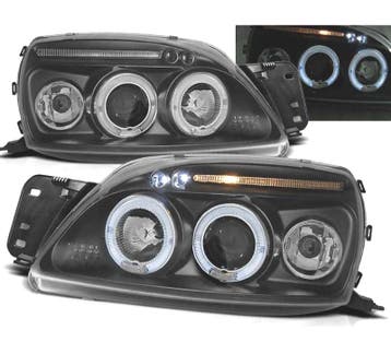 PHARES FORD FIESTA 99-02 ANGEL EYES FOND NOIR, Verzenden