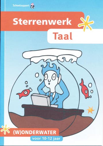 Sterrenwerk Taal werkboek (w)onderwater (per stuk), Verzenden, Nieuw