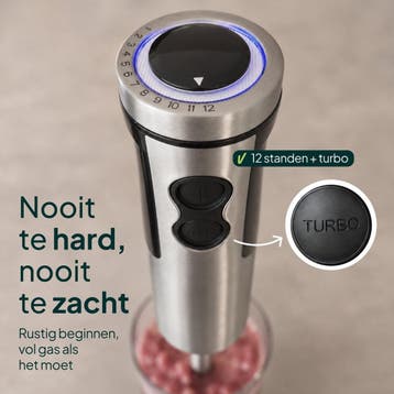 Staafmixer 5-in-1 Set - 1000W - Vaatwasserbestendig, Verzenden, Zo goed als nieuw