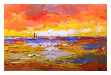 Olivier Pfleger - Mandrafina  Soleil levant  FORMAT XL
