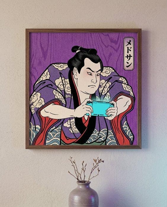 MEDSAN - Digital Yokozuna () - Hand Signed, Antiek en Kunst, Kunst | Designobjecten
