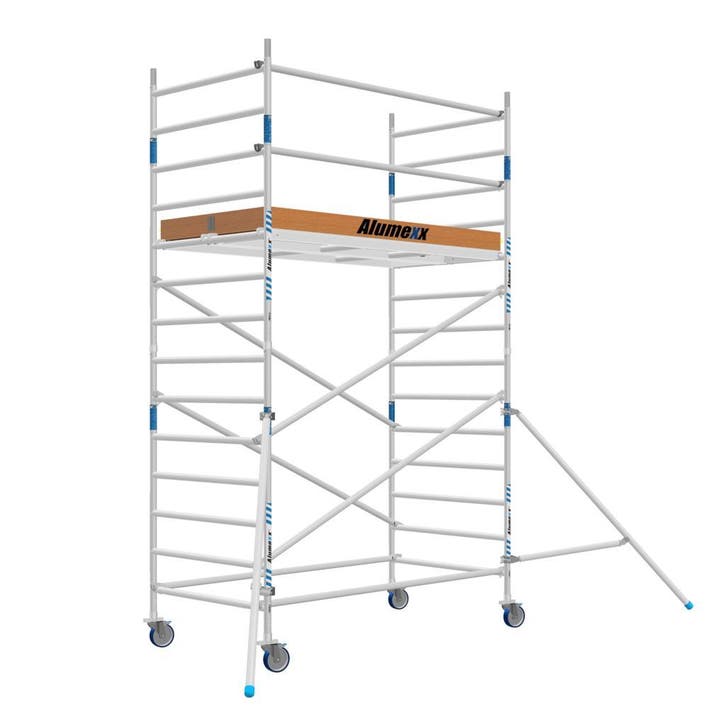 ALX rolsteiger 135x190x5.2m WH met AGS voorloopleuning, Bricolage & Construction, Échafaudages, Enlèvement ou Envoi
