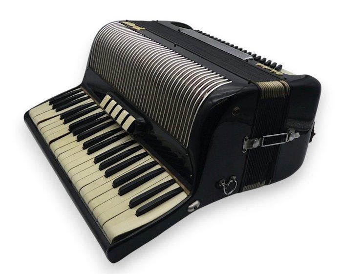 Castelfidardo - Mod. Harmony con 120 Bassi e 5 Registri -, Muziek en Instrumenten, Blaasinstrumenten | Blokfluiten