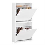 2dekans | sobuy schoenenkast - 50 × 19 × 100 cm - wit –, Huis en Inrichting, Ophalen of Verzenden, Nieuw