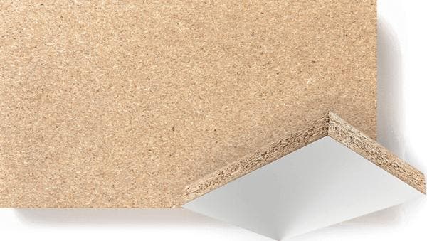 Vloerplaat spaanplaat 3000 x 870 x 38 mm onderzijde wit, Doe-het-zelf en Bouw, Overige Doe-Het-Zelf en Bouw, Ophalen of Verzenden