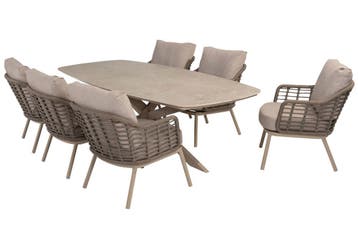 Taste by 4 Seasons Puglia low dining tuinset latte met, Nieuw