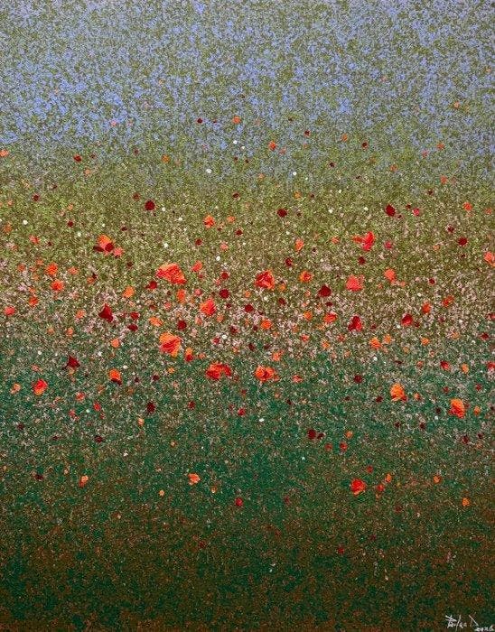 Parfen.D XL - A Thousand Small Fires, Antiek en Kunst, Kunst | Schilderijen | Modern