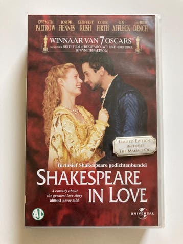 SHAKESPEARE IN LOVE (VHS), Gebruikt