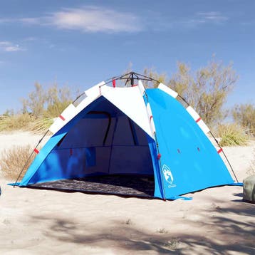 vidaXL Strandtent 3-persoons waterdicht snelontgrendeling, Verzenden