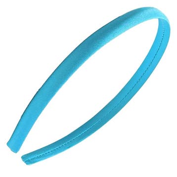 Fako Fashion - Diadeem - Satijn - 10mm - Blauw, Verzenden