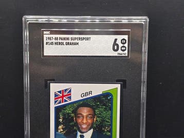1987/88 Panini Supersport Herol Graham - SGC 6 - 1 Graded, Nieuw