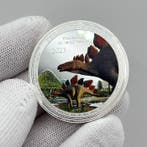 Congo. 20 Francs 2023 – Stegosaurus – 1 oz Silver coin – Ag