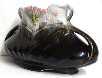 Jardinière - Faïence - barbotine