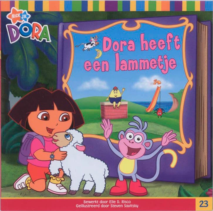 Dora / Dora heeft een lammetje / Dora / 23 9789089410504, Livres, Livres pour enfants | 4 ans et plus, Envoi
