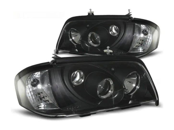 Koplampen Black geschikt voor Mercedes W202 C-klasse, Autos : Pièces & Accessoires, Éclairage, Envoi