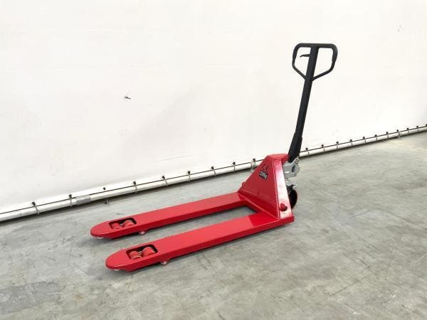 Veiling - Palletwagen 2500kg 1140mm rood, Bricolage & Construction, Transpalettes