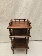 Bijzettafel - Houte Plantentafel Charmante Klassieke Stijl -