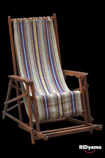 Lounge stoel - Hout, Metaal, Antiek en Kunst