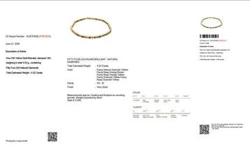 Zonder minimumprijs - Armband - 14 karaat Geel goud -, Nieuw