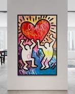 Gunnar Zyl - Heart / Keith Haring & Zyl XXL, Antiek en Kunst