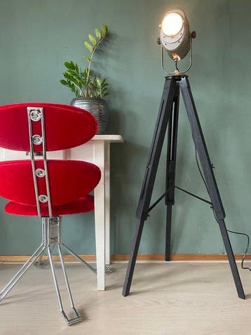 A.E. Cremer - Lamp - Baby Cremer - Metaal, Hout, Aluminium,
