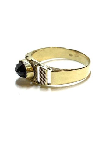Sans prix de réserve - Bague - 14 carats Or jaune Grenat
