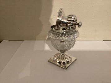 Conteneur à épices (2) - Argent 833 - Pot à moutarde et au