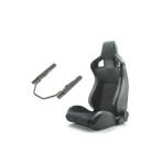 Semi Baquet Backet Type Rs En Cuir Noir + Fixation Trucks, Verzenden