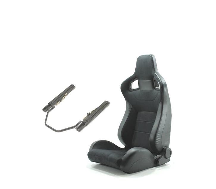 Semi Baquet Backet Type Rs En Cuir Noir + Fixation Trucks, Autos : Pièces & Accessoires, Habitacle & Garnissage, Envoi