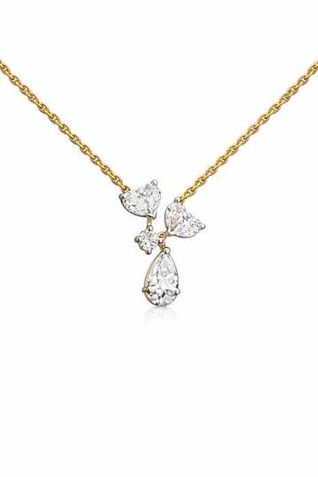 Collier avec pendentif - 18 carats Or jaune, Partiellement