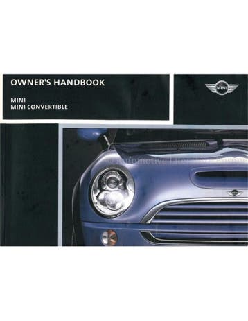 2005 MINI ONE COOPER S INSTRUCTIEBOEKJE ENGELS, Ophalen of Verzenden