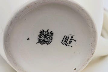 Art Deco Lampetstel (4) - Boch Frères - Charles Catteau -, Antiek en Kunst