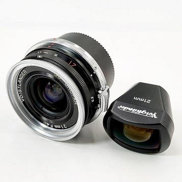 Voigtländer COSINA COLOR-SKOPAR 21mm F4 Nikon Smount Prime, Nieuw