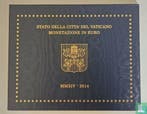 Vaticaan jaarset 2014, Postzegels en Munten, Munten | Europa | Euromunten, Verzenden, Vaticaanstad, Overige waardes, Setje