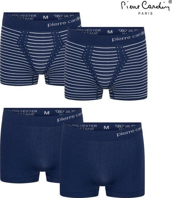 2dekans | Pierre Cardin 4-Pack Boxershorts Flatpack - Blauw, Kleding | Dames, Ondergoed en Lingerie, Ophalen of Verzenden