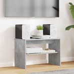 vidaXL TV Kast Beton Grijs 60 x 30 x 40 cm Bewerkt hout, Verzenden