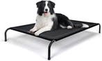 Hondenbed op pootjes – Grijs - 124x90 cm - Zwart - Nobleza •, Verzenden, Nieuw