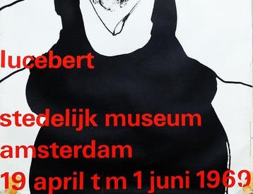Wim Crouwel, Lucebert - Lucebert Stedelijk Museum Amsterdam