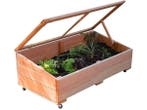 Veiling - 2x Verrijdbare Moestuinbak met plexiglas deksel 10, Nieuw
