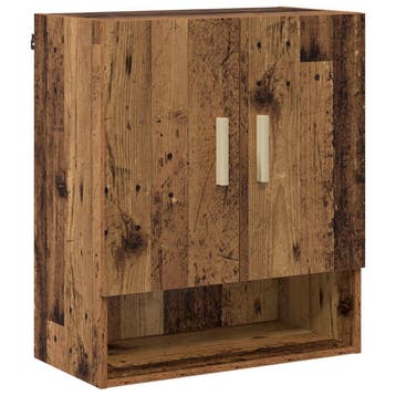 vidaXL Wandkast 60 x 31 x 70 cm Bewerkt hout Oudhout, Huis en Inrichting, Verzenden, Nieuw