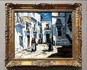 Albert Pascual (1951) - Calles de Ibiza, Antiek en Kunst
